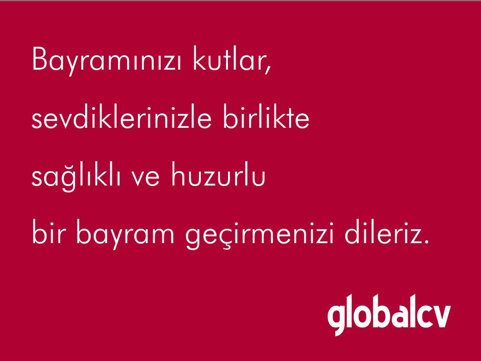 globalcvcom's tweet photo. İyi Bayramlar #Globalcv https://t.co/b8xGNlZB3K