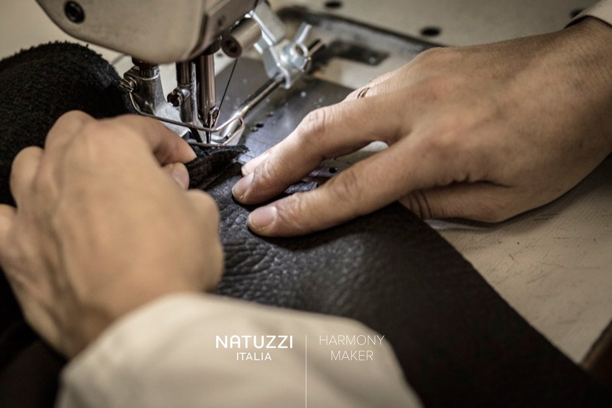 Natuzzi's tweet photo. The high quality materials and our craftsmen's skills. Together, to create the #Natuzzi harmonious products. https://t.co/MMuE64URwv