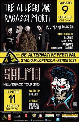 LaFineBand's tweet photo. Sabato suoniamo al BeAlternative Fest prima dei @treallegri. Con Dissidio, Parkwave, McKenzie, Stadio Lorenzon Rende https://t.co/QkMo9xzXJj