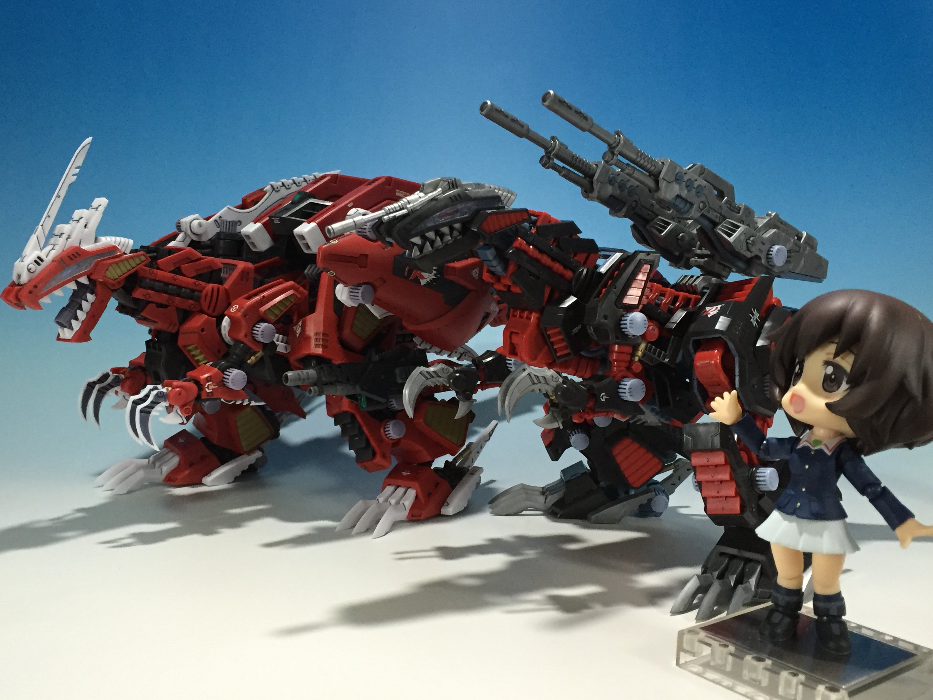 ゾイドバトルカードゲーム　ジェノブレイカー　リッツ・ルンシュテッド　フィギア ゾイドバトルカードゲーム ジェノブレイカー リッツ