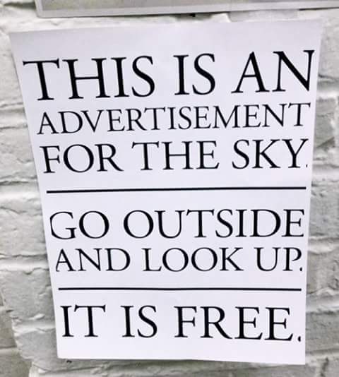 It is free! #outdoortreats #treatyourself