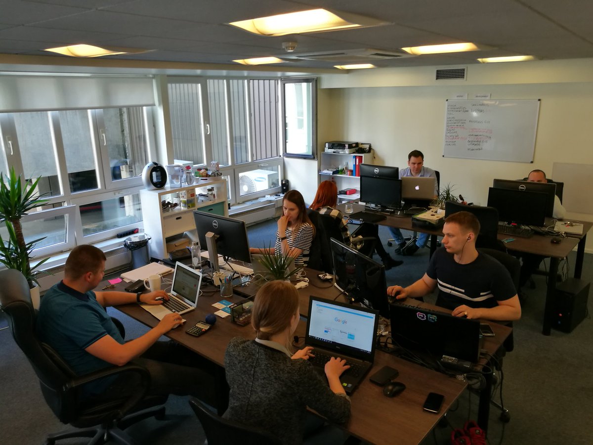 rbienz's tweet photo. Quick visit to our busy #Tallinn office before heading over to Laulasmaa #DigitalEliteCamp #dec16 https://t.co/nJQKrI2Nzz
