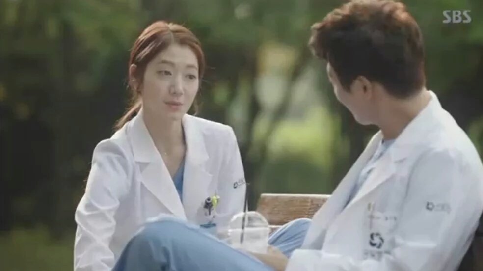 Cassie4more's tweet photo. aww, she brings him carbonated water AND coffee.. because she knows his preference.. <3 #Doctors https://t.co/wTF9S2ONwb