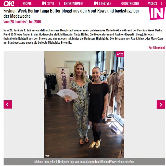 Featured in <a href="/OKMagazin/">OK! Magazin</a>: <a href="/tanja_buelter/">Tanja Buelter</a> &amp; <a href="/BERLINA_PFLANZE/">Inga Lieckfeldt</a> at <a href="/REICHERTPLUS/">REICHERT+</a> #fwlounge --> bit.ly/29uCndf