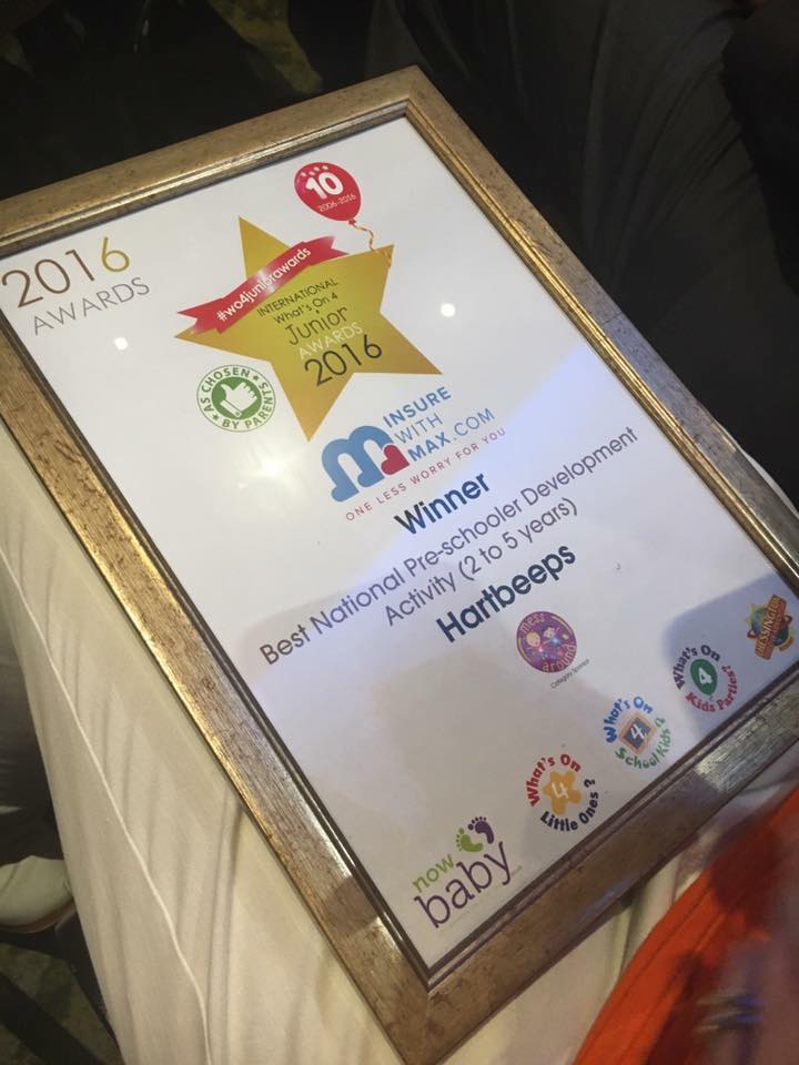 PartyHartbeeps's tweet photo. We only went and won!! Best National #Preschooler #developmentactivity (2-5 years) #awardwinning #hartbeeps MAGIC!! https://t.co/lpKSiUsSzy