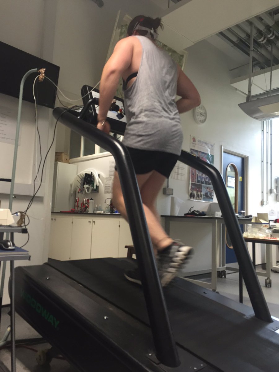 Zo_Way's tweet image. Hasn&apos;t had enough of walking up hills! 💪🏻🗻🏃🏽 #tmb2016 #posttesting #obu #sportscience #tredmil @obu_shs