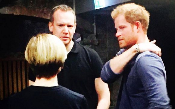 StreetLeagueUK's tweet photo. Prince Harry learning about how we use sport to get young people #movingintowork. https://t.co/KlpWcvQBS2