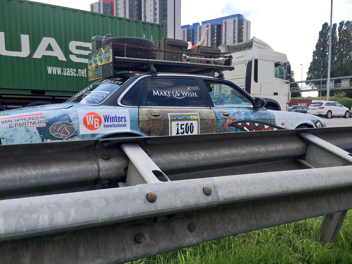 Panne!! Bij Antwerpen op de ring. Motor valt elke keer uit. #carbagerun