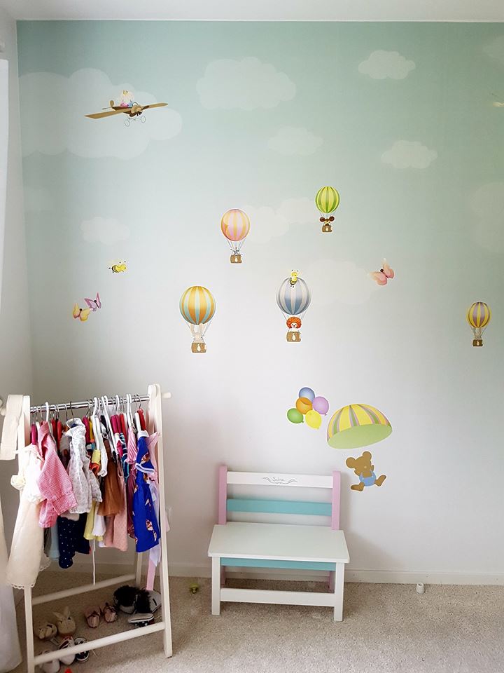 Caroline tinterova on twitter: personal wallpaper for baby room ...