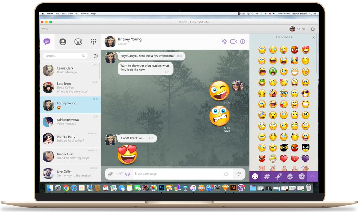 GIANT emoticons 
Cuz' you can only get so much across in 16 pixels
New on Viber for Desktop bit.ly/29a3YmO
