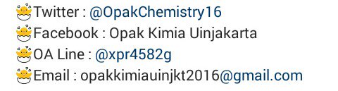 Ini akun-akun yg bs kalian kunjungi utk tahu info seputar opak, bs jg tny2 ke email jg kok😊😊😊