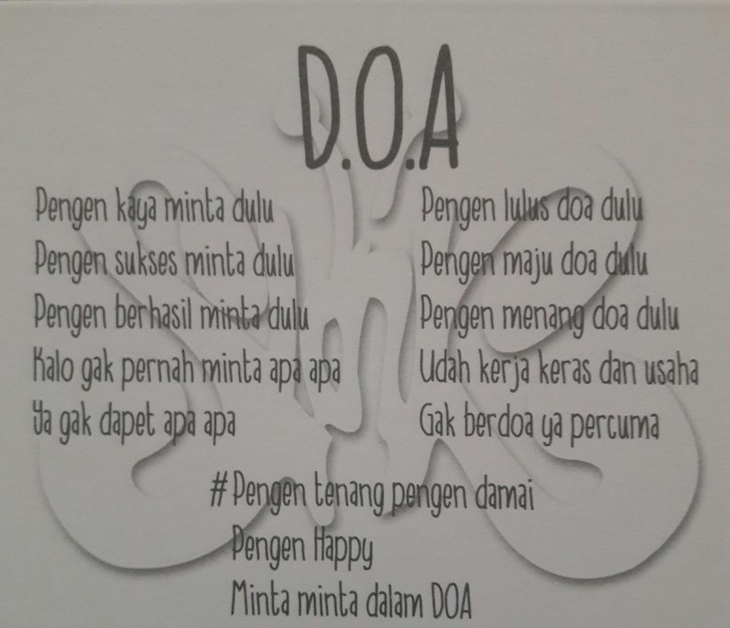 #Doa #KS