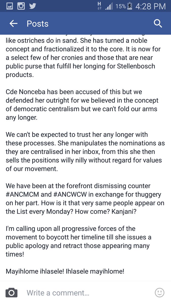 NoncebaMhlauli's tweet photo. ๐๐๐๐๐๐๐ Look at this clown @MandisaTshuta @BabalwaNelani @yonondy @tassa101 #ANCMCM is under attack https://t.co/tJhkFmJ3Qd