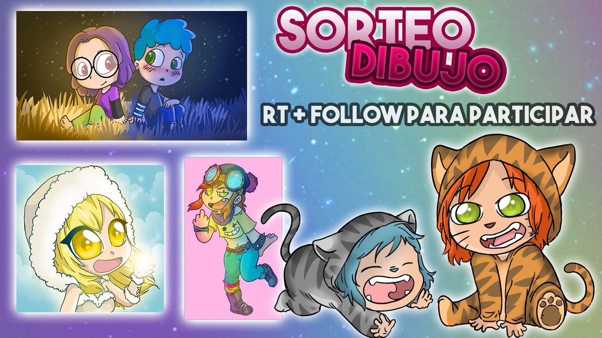 Nereviza's tweet photo. Sorteo de dibujo personalizado :)
Rt + Follow para participar. Un ganador cada 50 Rts. ¡Suerte! ;D https://t.co/gLZE8Lb7p0