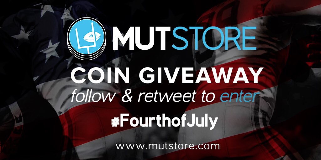 utgenie's tweet image. Madden 3 Million Coin GIVEAWAY!
3X1M winners
Follow &amp;amp; RT to enter
Winners announced 07/10/16
mutstore.com