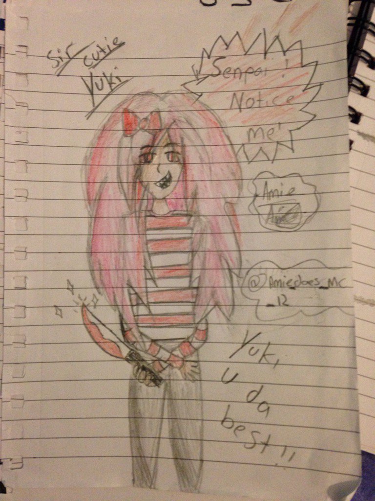 Amie_does_MC_12's tweet photo. @SirCutieYuki I decided to just do this when I was real bord I quite like it 😜😜💯💯😂😂 https://t.co/eYpEdbp72S