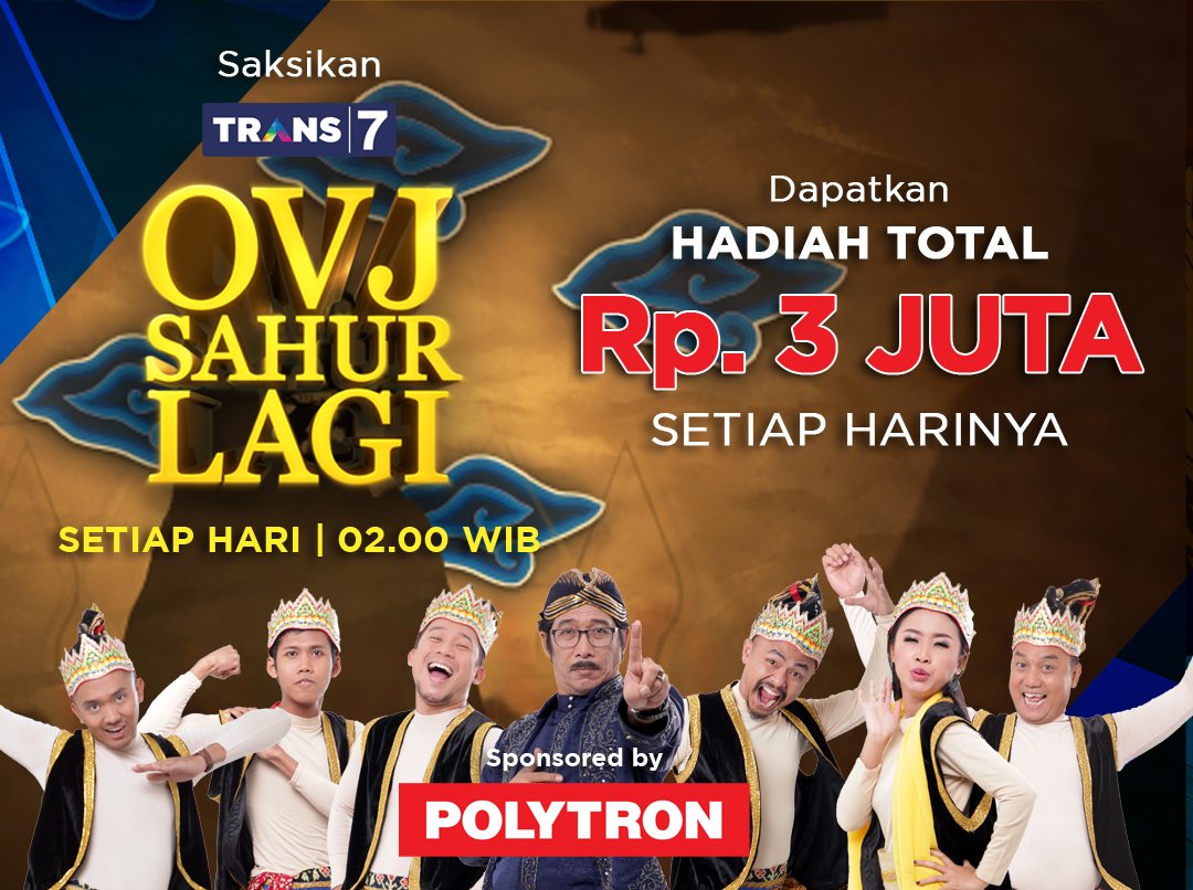 Mau hadiah 3juta rupiah? Nah caranye kreasiin kata Plesternye gampang kaaan #Polytron #OVJKiteLagiLebaran