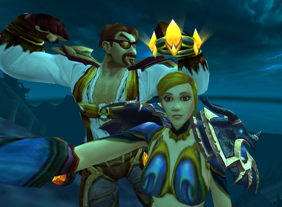 Nia30001's tweet photo. Hanging with the Bae! <3 #warcraft #WoWselfie https://t.co/SUtVqMAHlv
