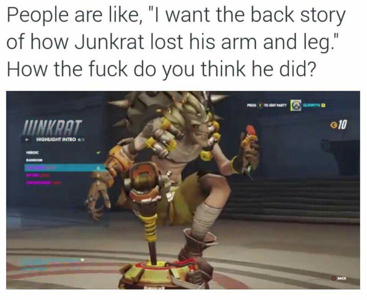 Katrualst's tweet photo. I never thought of it that way @FrozenDeathbell @ItsShinyHere @ItsaZombieDuck #Overwatch #OverwatchRant https://t.co/udXYTcVYuh
