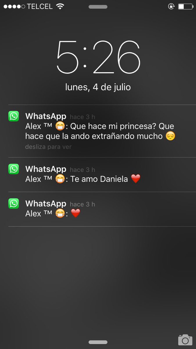 DaanCazares's tweet photo. Despertar con mensajes así 😍😍 https://t.co/1AgY2IZBrA