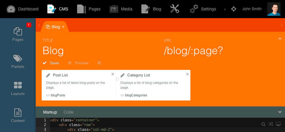 laravelnews's tweet image. October CMS releases their first stable version laravel-news.com/2016/07/octobe…