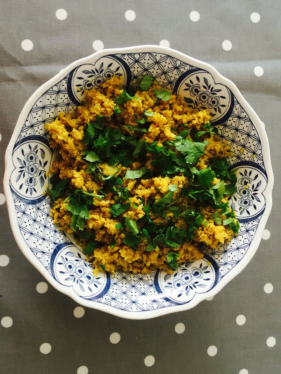 Mammadrakes's tweet photo. Loved this cauliflower rice dish from @ccwkate Will definitely make it again #delicious #healthy #lowcalorie https://t.co/EvyvlGG7YJ