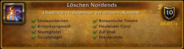 Ich habe gerade den Erfolg '[Löschen Nordends]' bekommen! #Warcraft