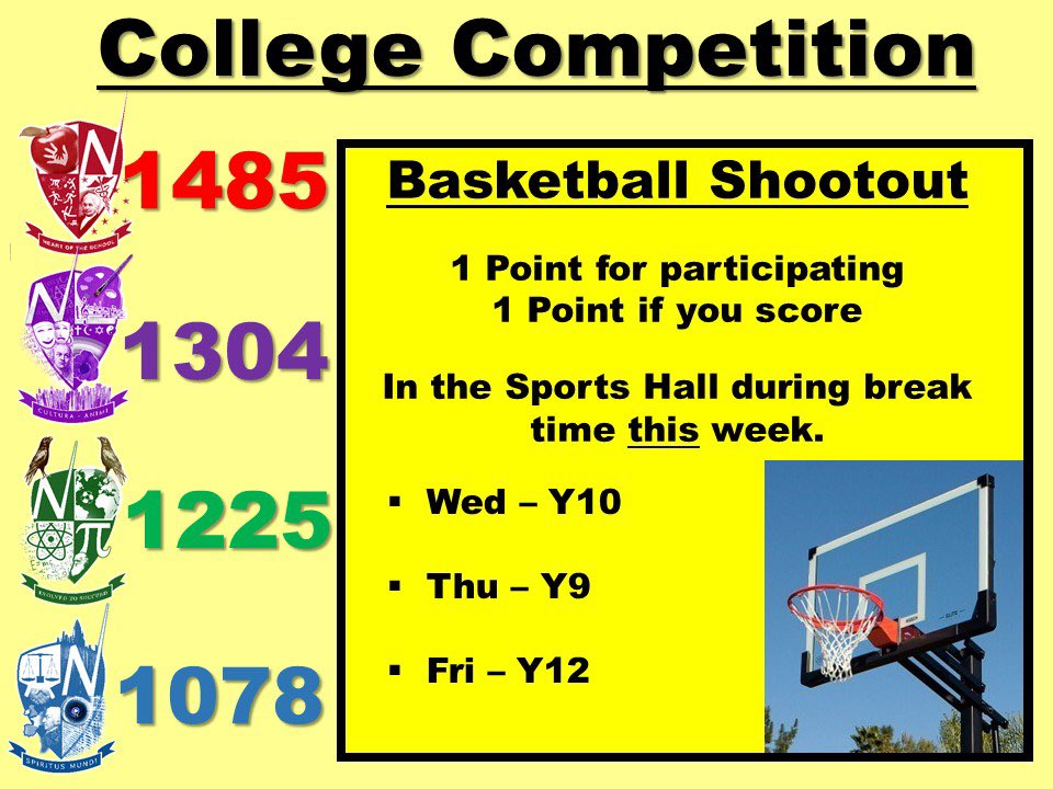 CollegeBlake's tweet photo. Take part in a new college competition which takes place during break times this week https://t.co/Xr5vBfPweE