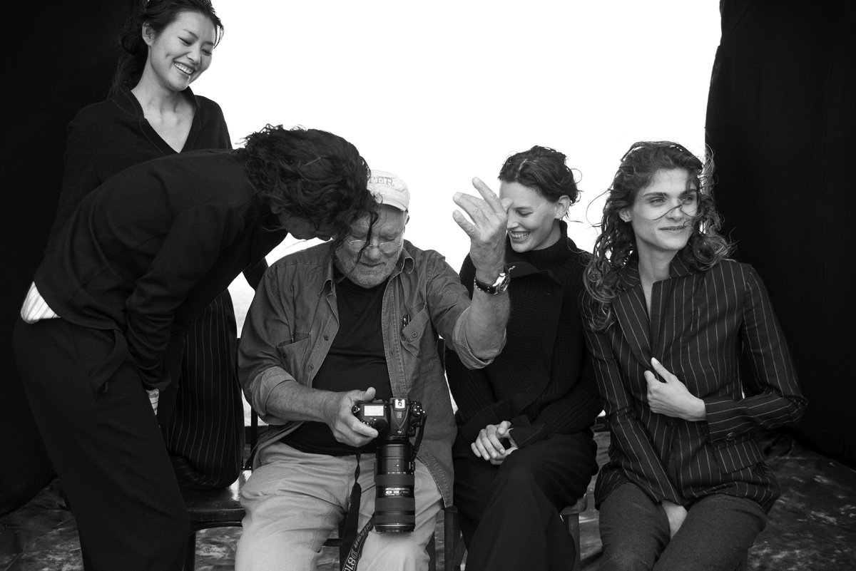 Giorgio Armani New Normal Campaign, shot by @peterlindbergh_ <a href="/armani/">Armani</a> #peterlindbergh #GiorgioArmani #campaign