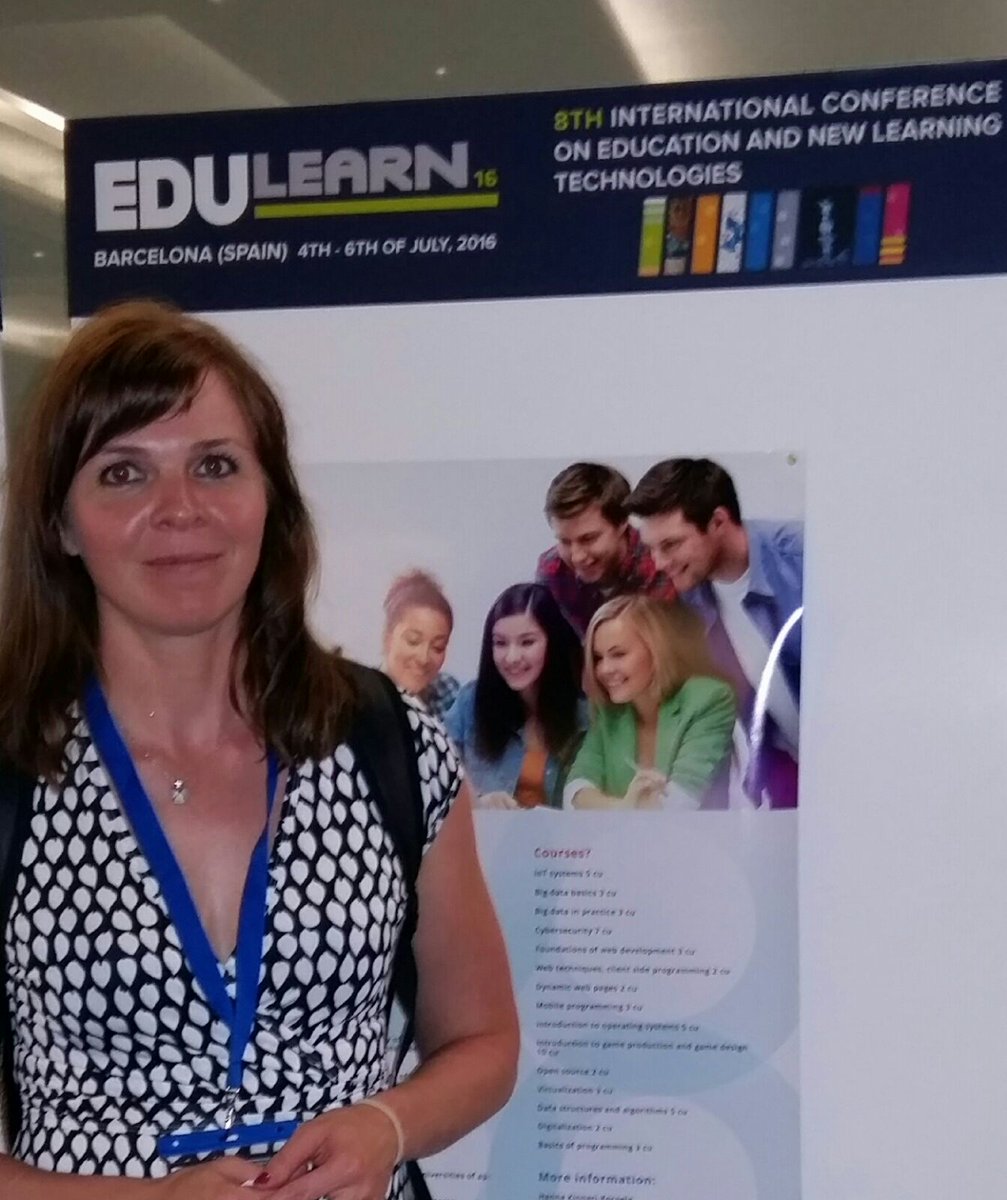 Developing education of ICT sector at 10 UAS in Finland. Project is coordinated by @TAMK_UAS  #Edulearn16 #10polkua