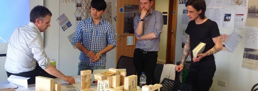 Working with architectural students @LSBU on innovative design projects bit.ly/29oL4bm #timberdesign
