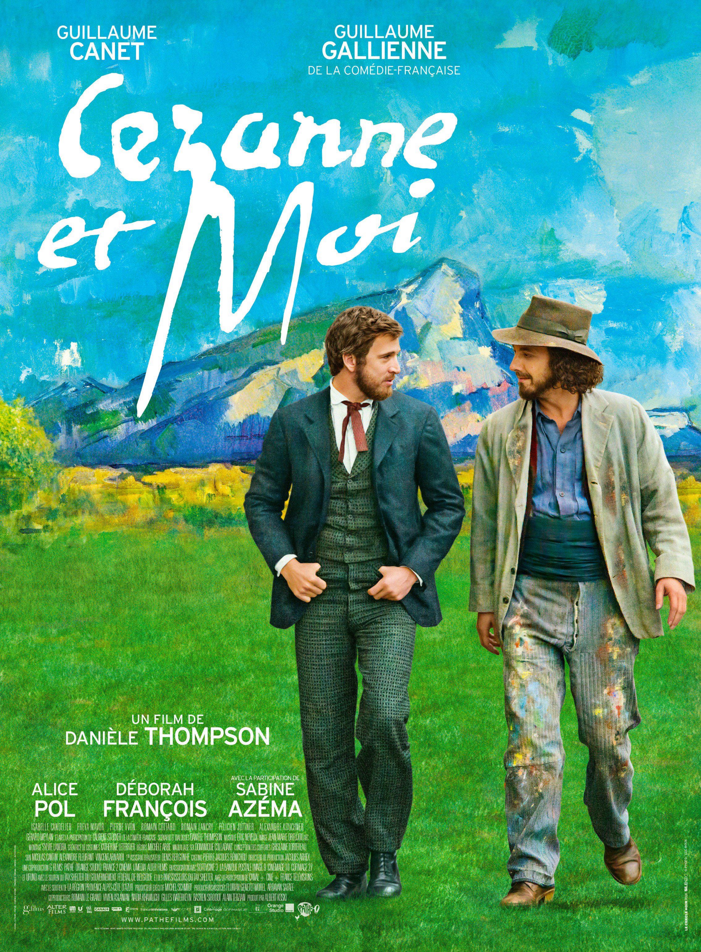 Cartel de la película Cézanne et moi, dirigida y escrita por Danièle Thompson 