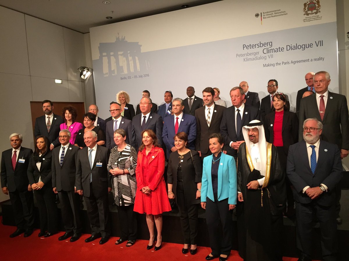 Climate Dialogue in Berlin : I sense a real desire to move forward and ratify #ActOnClimate #ParisAgreement
