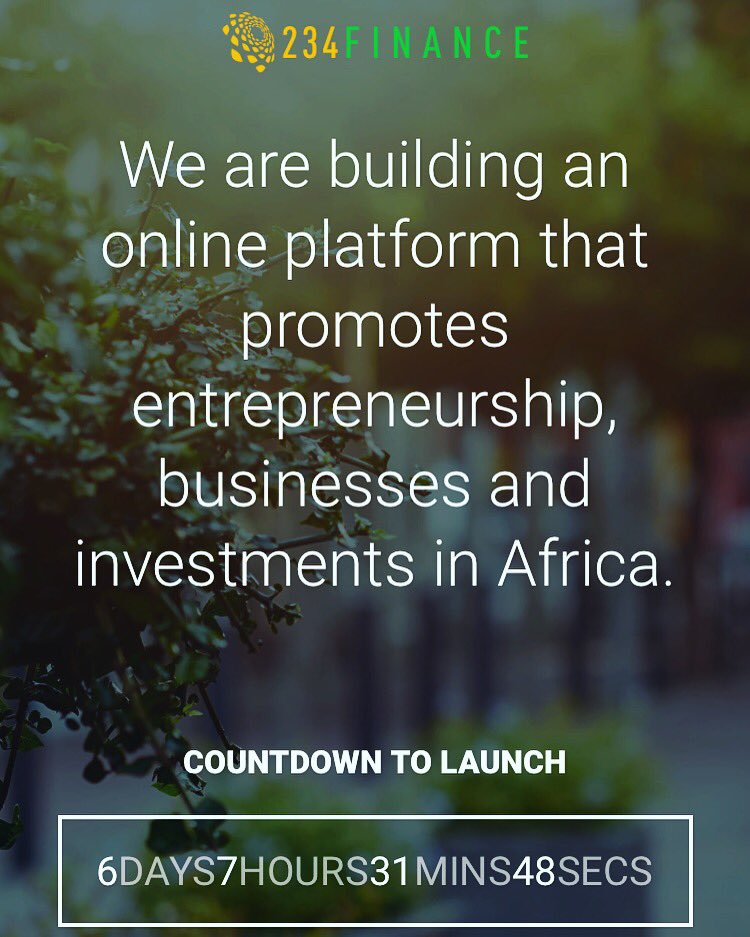 234Finance's tweet image. #6DaysCountdown till we launch on #July11! 234finance.com