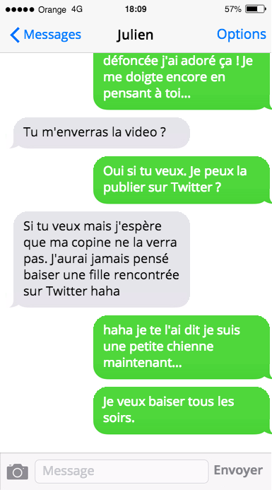 JusteUneNuit's tweet photo. J’ai fait une vidéo avec un follower ce weekend! Il m’a défoncée comme une petite chienne. À 200 RT je la publie ici https://t.co/t46yMkx2Ov