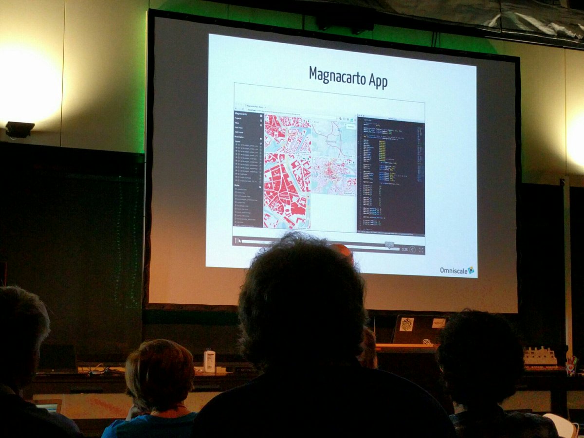 datadonk23's tweet image. Magnacarto App für einfaches styling von #maps bei OSM Lightning Talks bei #FOSSGIS2016