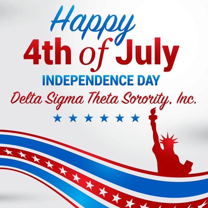 DST_DA's tweet image. Happy 4th of July from the Dallas Alumnae Chapter of Delta Sigma Theta Sorority, Inc.