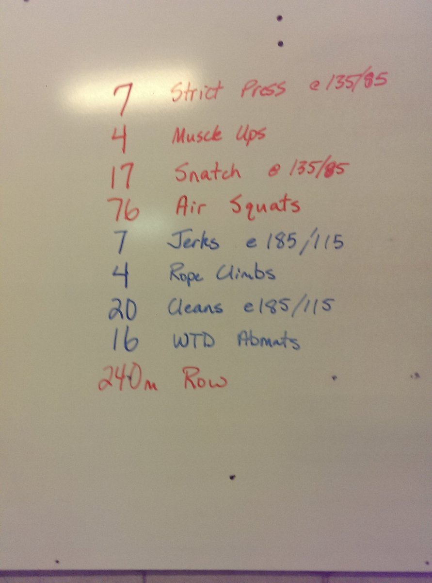 D3Lampert's tweet photo. Quality WOD for Americas birthday...killer. #sicfam https://t.co/9NlcNZTVc5
