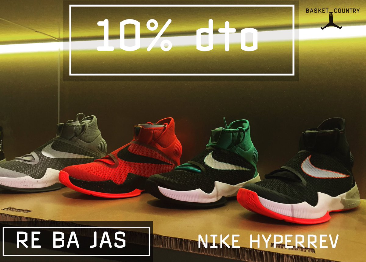 BasketCountry's tweet photo. Aprovecha las #rebajas para ir bien equipado a los Campus de #Baloncesto!! 10% dto. en las #NikeHyperRev!! https://t.co/gBwTDEZ8gp
