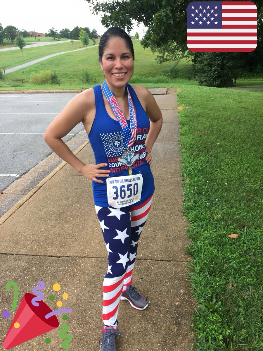 phwithmarylou's tweet photo. 5k this morning thanks to flex it pink for the fabulous medal. https://t.co/o4zNn6ekGR