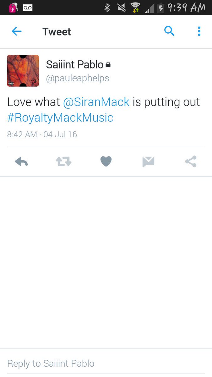 SiranMack's tweet photo. The love is appreciated https://t.co/ppHvEpi3Sn