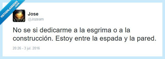 vistoenlasredes's tweet photo. Entre la espada y la pared, por @jozeam https://t.co/cgZPX0zhl7 https://t.co/m0sv4yRaEj