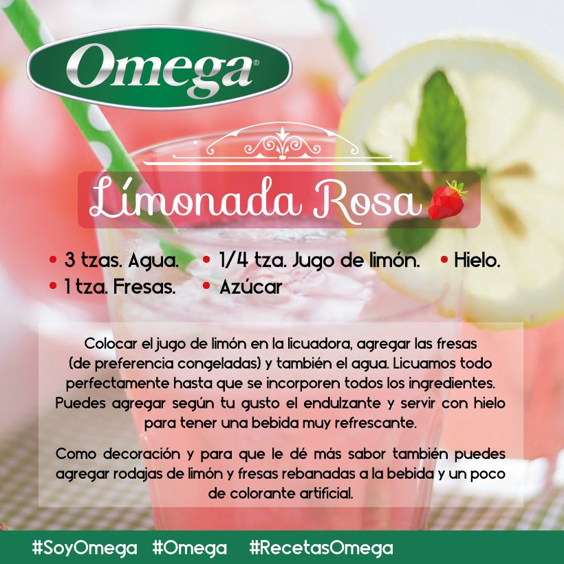 HLivingWares's tweet photo. Vamos a refrescarnos preparando una deliciosa límonada rosa.
#SoyOmega #Omega #RecetasOmega #RecetaSaludable #Salud https://t.co/EqXFLrOR9L