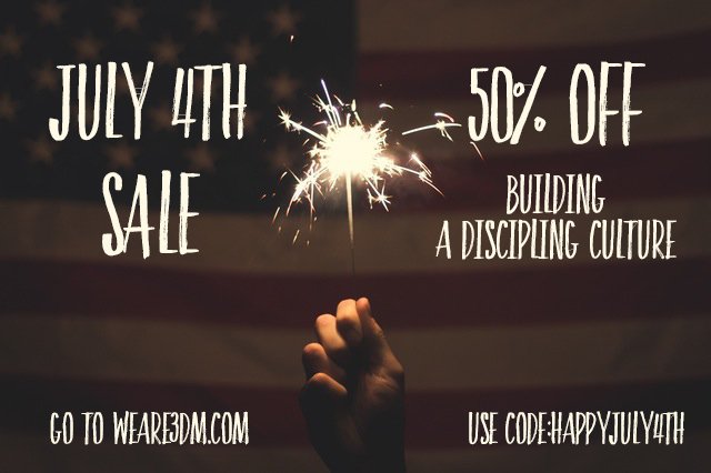3DMovements's tweet photo. We have a SALE on Building a Discipling Culture - https://t.co/HgU4LgCzdZ https://t.co/bp5bLKAJBS