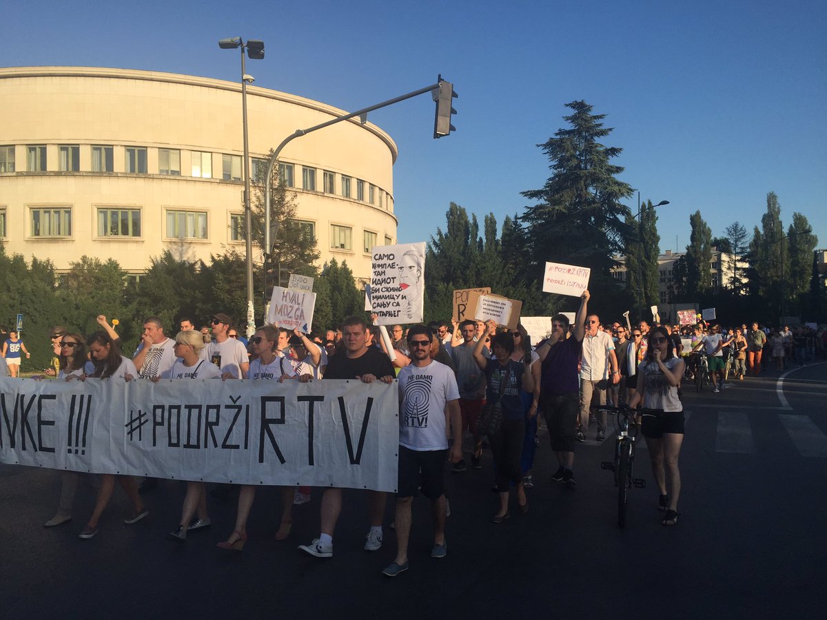 PodrziRTV's tweet photo. Dodji i ti! Važno je zbog svih gradjana koji danas umesto da žive normalno, osećaju se ugroženo! #podržiRTV https://t.co/NWhDoViuUG