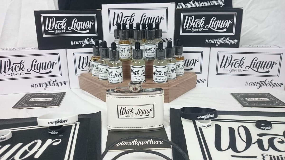VipVapers_'s tweet photo. We are now retailing the #wickliquor E-juice Range! 
Available in 3mg, 15ml &amp; 30ml bottles. 
https://t.co/PsmFdUUVIR https://t.co/YXN3eftH4g
