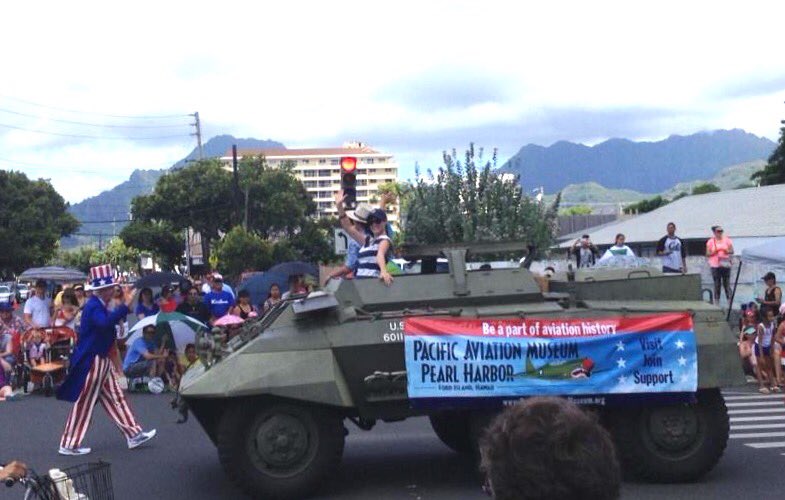 We'll be in the Kailua 4th of July Parade today! Happy Independence, all! #4thOfJuly #freedom