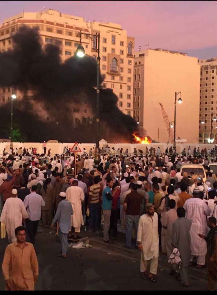 yesnorz's tweet photo. They bombed what was meant to be a safe home to every muslim in the world. My heart is breaking into million pieces https://t.co/jhNUCQ7LYv