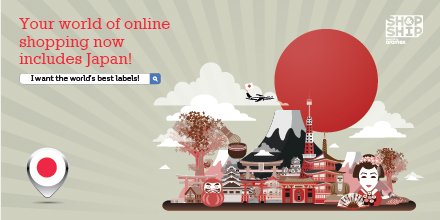 Our world of online shopping just got bigger, with Japan joining our growing global shopping network.