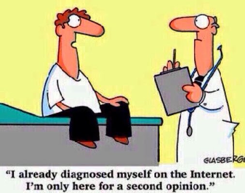 Google doesn't always get it right! If you want expert advice, come see us! #osteopathy #physio #miltonON #BurlON